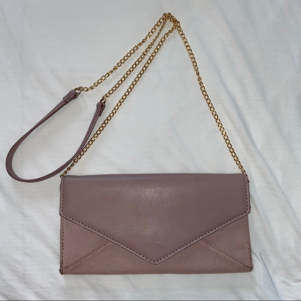 Madison West Vegan Leather Purple Crossbody Purse